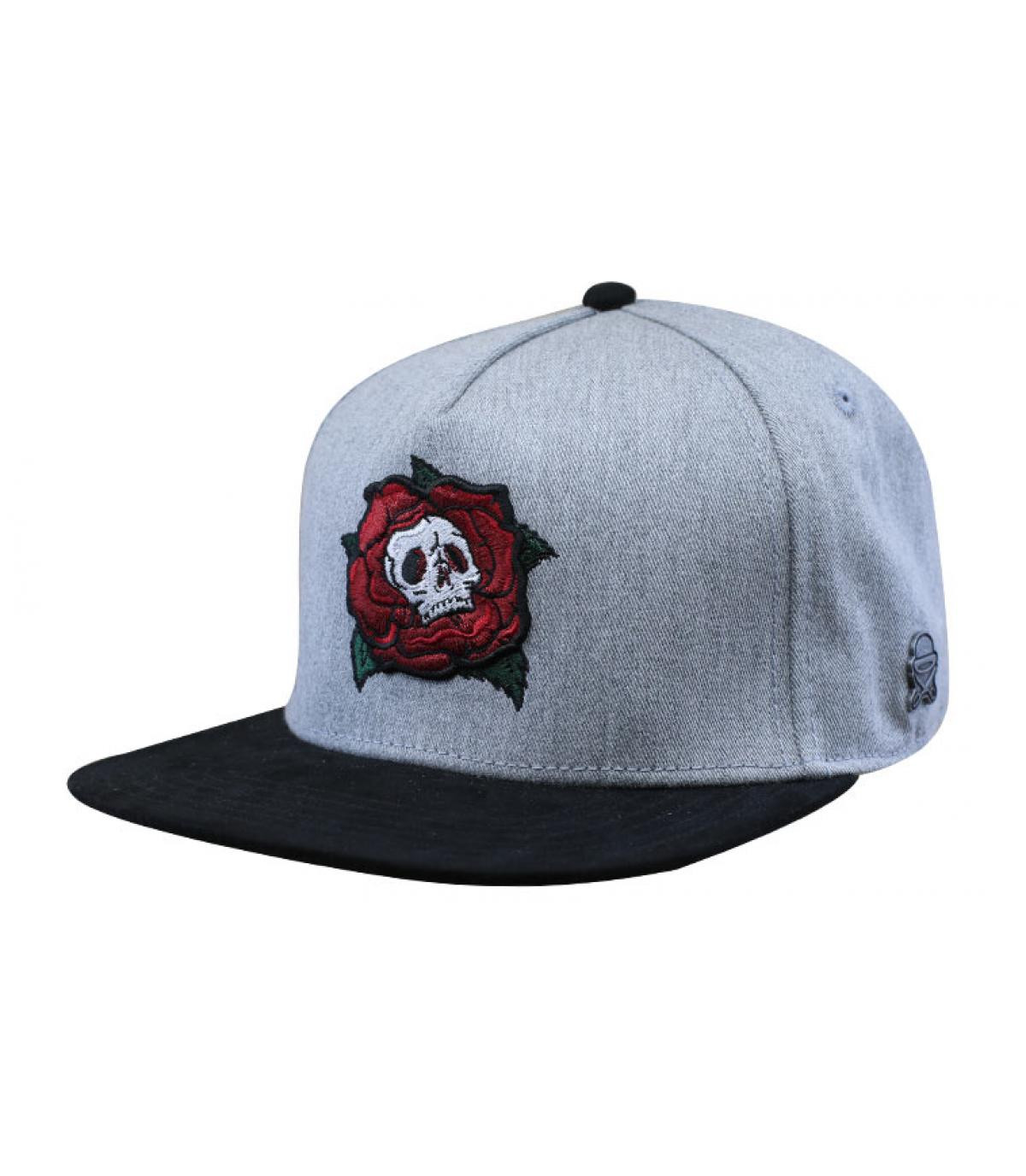 death Rose Snapback heather grey Cayler and Sons